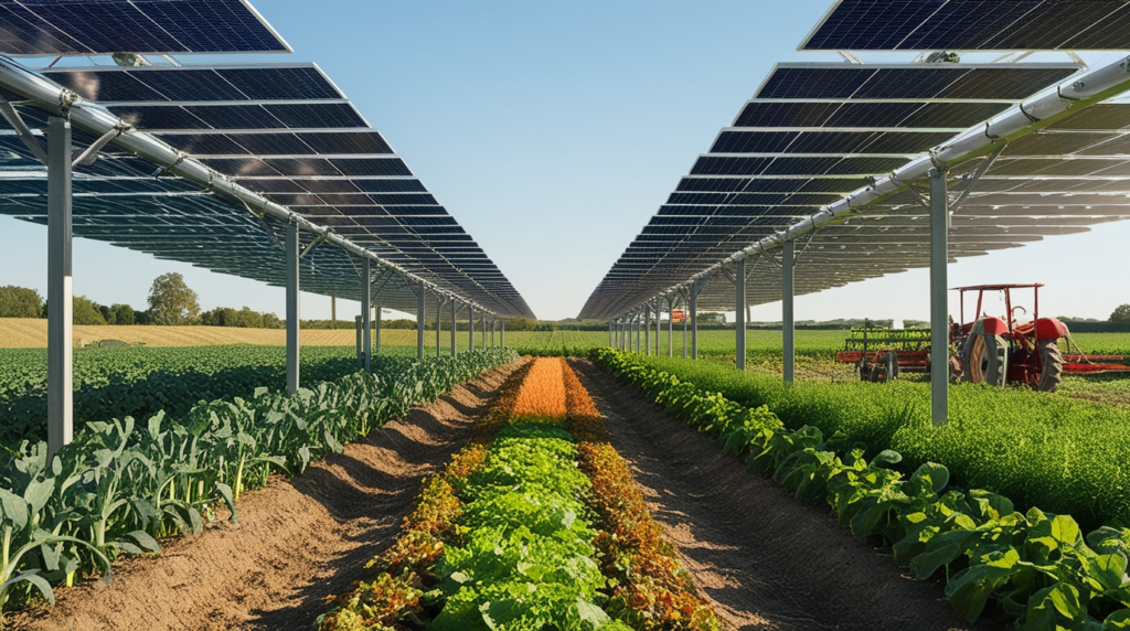 Sistema Agrovoltaico na Agricultura 4.0